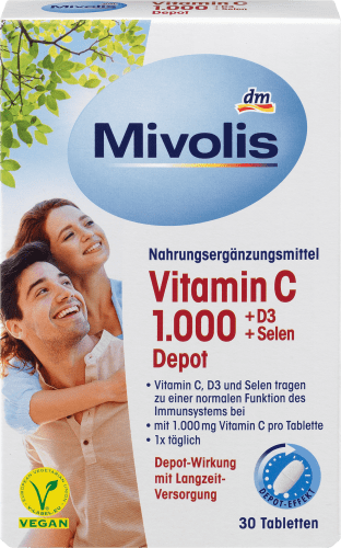 30 D3 Vitamin 1000 Depot + C St, + g 42 Selen