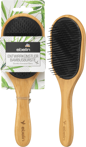 Entwirrbürste Bambus mit Griff, 1 St | Haarbürsten & Kämme