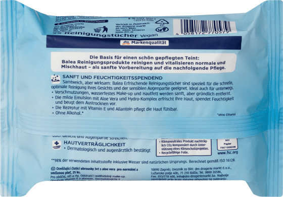 25 St Erfrischend 3in1, Reinigungstücher