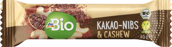 Nussriegel, Kakao Nibs & Cashew, 40 g