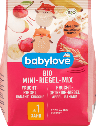 Fruchtriegel Bio Mini-Riegel-Mix Jahr, 1 g 100 ab