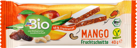 Fruchtschnitte Mango, 40 g