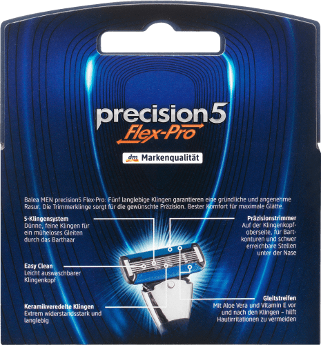 Rasierklingen, precision5 Flex-Pro, 4 St