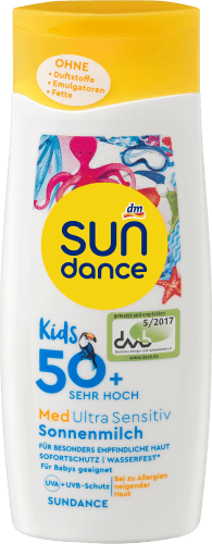 Sonnenmilch Kids, MED ultra sensitiv, LSF 50+, 200 ml