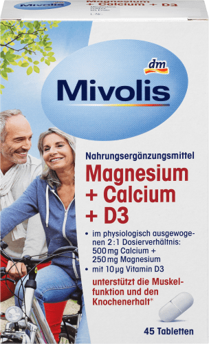 Magnesium + Calcium + D3 Tabletten St, 45 g 94