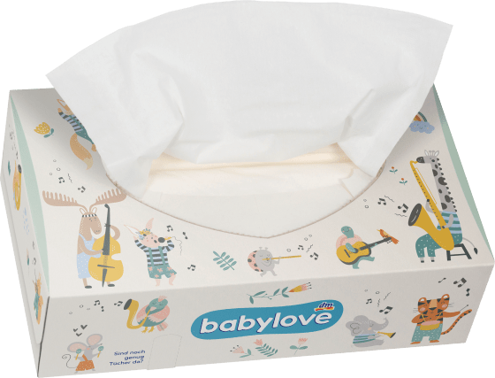 Babypflegetücher 100 St 3lagig, trocken