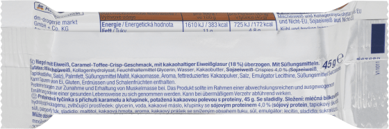 Toffee Crisp g Caramel Proteinriegel Geschmack, 60%, 45