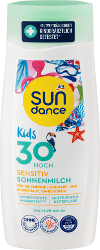 Sonnenmilch Kids sensitiv LSF 30, 200 ml