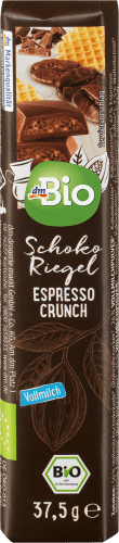 Espresso 37,5 g Vollmilch Schokoriegel, Crunch,