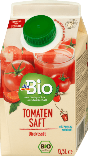Direktsaft, Tomaten mit Meersalz, demeter, 500 ml