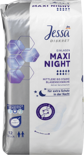 Einlagen Inkontinenz Maxi Night, 12 St