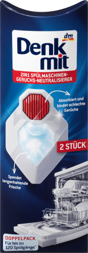 Spülmaschinen-Deo 2in1 St Geruchs-Neutralisierer, 2