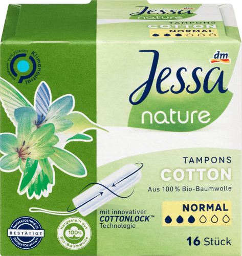 Tampons Cotton Normal nature, St 16