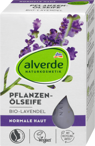 Bio-Lavendel, Seifenstück, g Pflanzenölseife 100