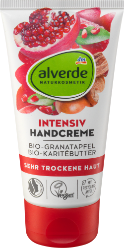 Intensiv Handcreme Bio-Karitébutter, 75 ml Bio-Granatapfel