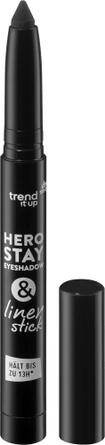 Lidschatten Hero Stay & Liner Stick Black 010, 1,4 g
