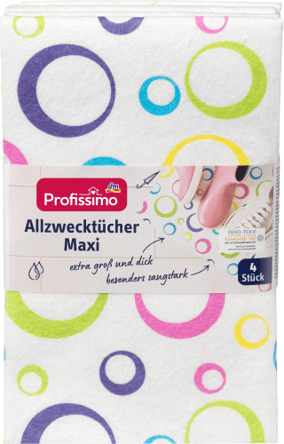 Allzwecktücher Maxi, 4 St