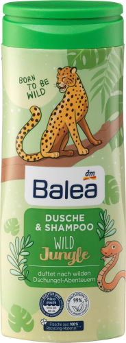 Kinder Dusche & Shampoo Wild Jungle, 300 ml