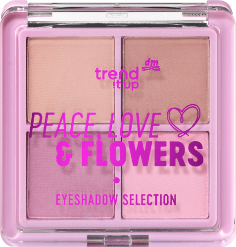 Lidschatten Palette Peace, Love & Flowers Selection 010, 1 St