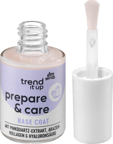 Nagelpflege Prepare & Care Base Coat rose, 10,5 ml | Nagelpflege