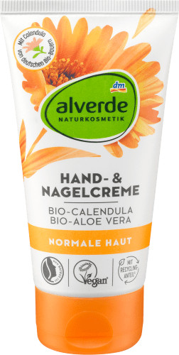Hand- & Nagelcreme Bio-Calendula, Bio-Aloe Vera, 75 ml