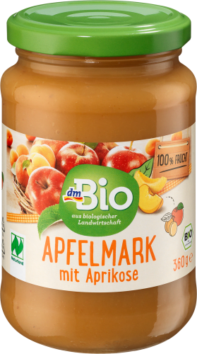 Fruchtmark Apfel mit Aprikose, 360 g
