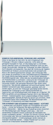 Trinksauger von Silikon, Weithals anatomisch, Geburt Universalgröße, St Gr. an, M, 2