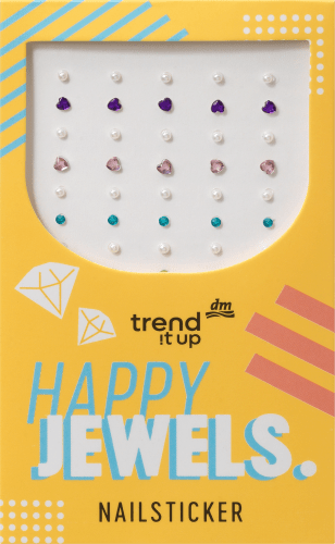 Jewels, 40 St Happy Nagelsticker