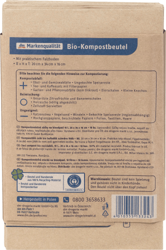 Kompost-Beutel Bio 10l, 10 St