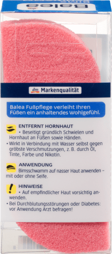 Hornhautentferner Bims-Schwamm, 1 St