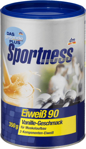 Sportness Shake 350 Vanille-Geschmack, 90 Eiweiß g
