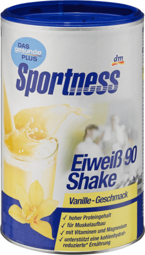 Eiweiß-Shake Pulver 90, 350 g Vanille-Geschmack