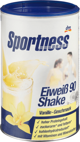 Eiweiß-Shake Pulver 90, g Vanille-Geschmack, 350