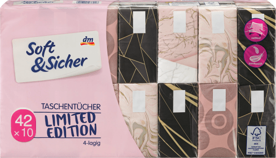 Taschentücher 4-lagig (42x10 Stück) St 420 Edt., Ltd
