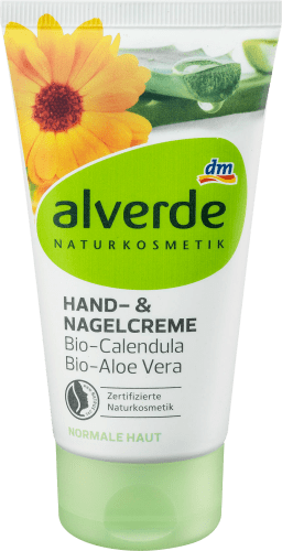 Hand- & Nagelcreme Bio-Calendula & Bio-Aloe Vera, 75 ml