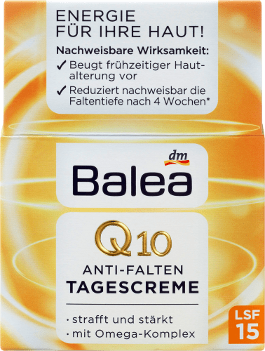 Tagescreme Q10 Anti-Falten LSF15, 50 ml