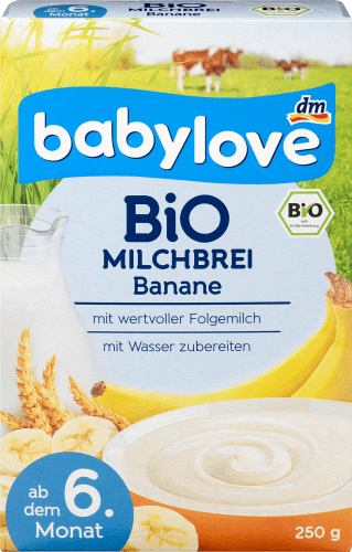Bio Milchbrei Banane ab dem 6. Monat, 250 g | Babybrei