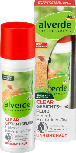 Clear Gesichtsfluid Heilerde Bio-Grüner-Tee, ml 30