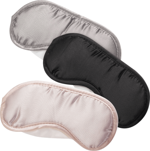 Schlafmaske mit St Kühlgel-Pad Schwarz, 1