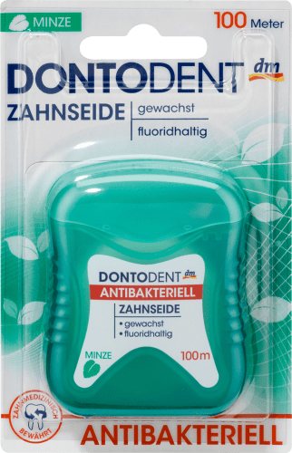 antibakteriell, m 100 Zahnseide