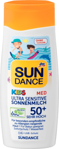 Kids ml Med Ultra Sonnemilch Sensitive 50+, 200 LSF