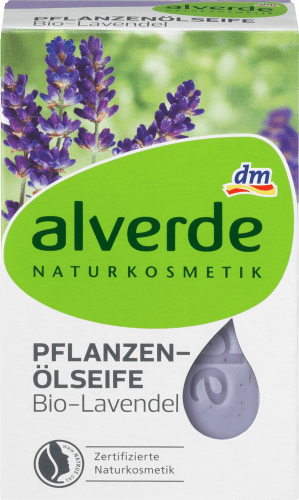 Seifenstück Pflanzenöl Lavendel, 100 g