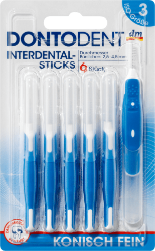 Interdental Sticks blau ISO 6 St 3, 2,5-4,5