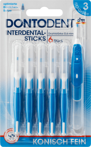 Interdental Sticks blau 2,5-4,5 ISO 3, 6 St