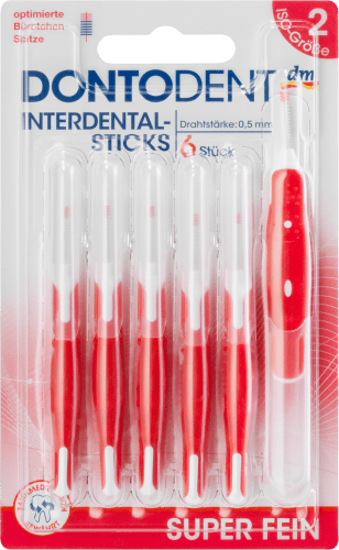 Interdental Sticks super fein (ISO-Gr. 2), 6 St