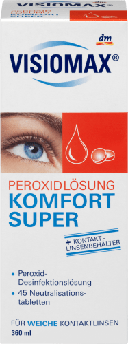 Kontaktlinsen-Pflegemittel Peroxidlösung Komfort Super, 360 ml | Kontaktlinsenflüssigkeit & Augentropfen