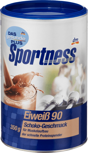 Sportness Eiweiß 90 Shake Schoko-Geschmack, 350 g | Protein Riegel