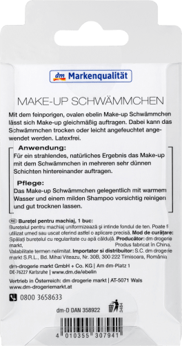 Make-up Schwämmchen oval, 1 St