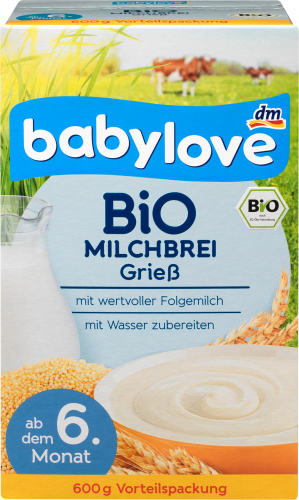 600 dem Bio Milchbrei g Grieß ab Monat, 6.