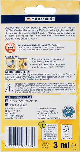 Mülleimer-Deo Citrusmix, 1 St